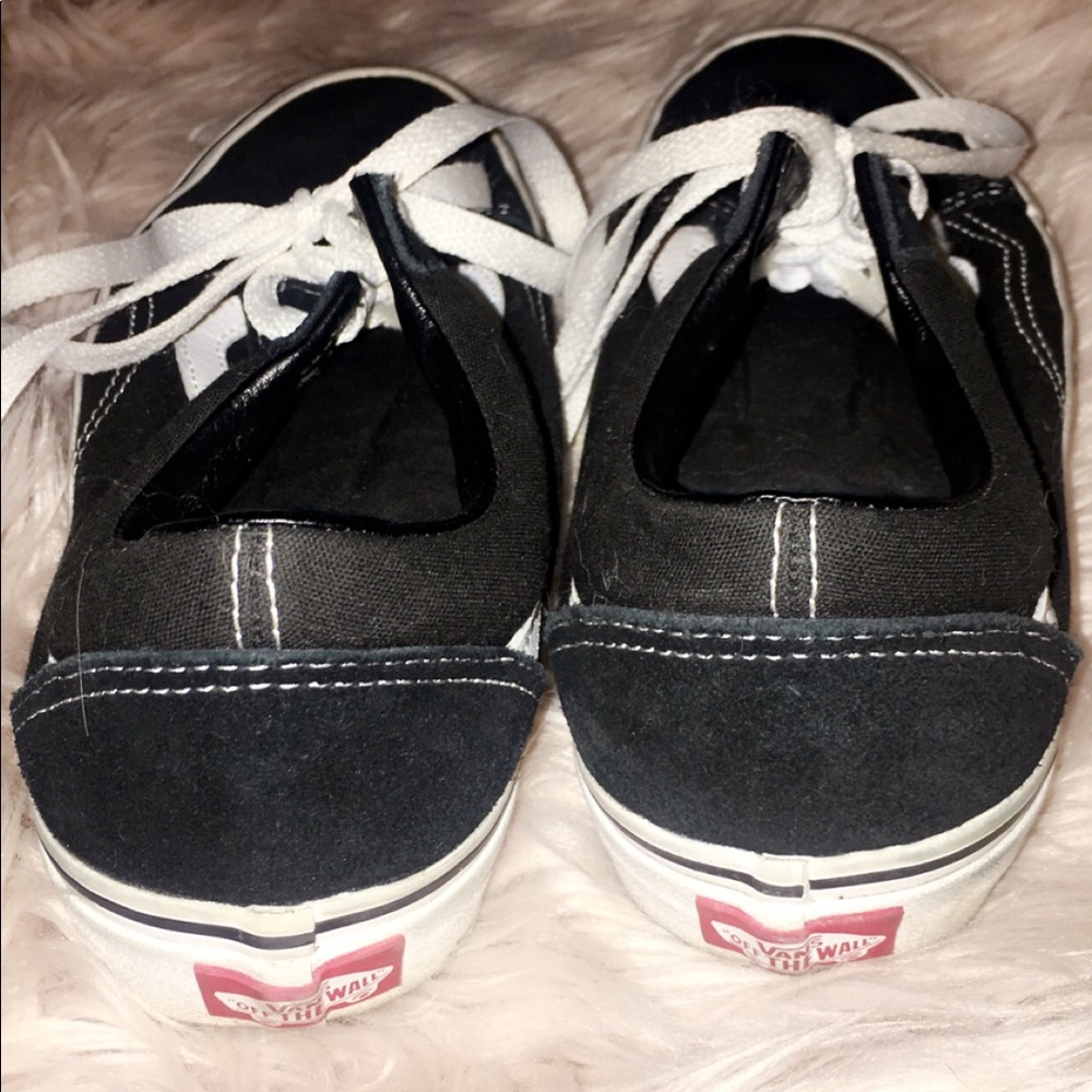 black old school vans